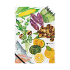 Miho MATSUNO online storeのFood Illustration Notebook