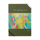 Akiss art ONLINE SHOPのあなたと見つめ合う Notebook