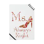 Mr.Rightの和柄 Ms.Always Right ノート