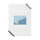 Cloudy_Gleamのrose-gleam #blue Notebook