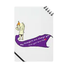ロップの紫のフンドシの兎ver3 Notebook