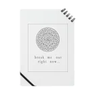 MKO DESIGNのbreak me out Notebook