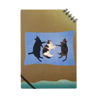 宇宙猫たちの日常のビーチでくつろぐ宇宙猫 ノート