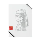 京都の魔雑貨堂の真珠の耳飾りの少女👓 Notebook