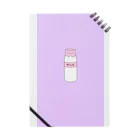 Coco ＊のぱすてるぱーぷる×ぴんくの牛乳瓶 Notebook