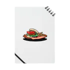 ときどきサボタージュのHAMBURGER SET Notebook