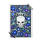 cooljapan.tokyoのBlue Skull Notebook