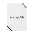 トップモデルショップのLa Vie Est Belle / Life is Beautiful Notebook