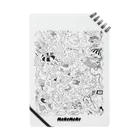 menemeneの AQUARIUM CIRCUS -black line- Notebook