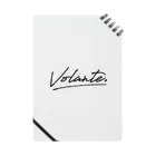 Volante., Inc.のボランチロゴ（ブラック） Notebook