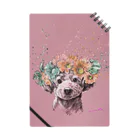 🤎C.S.K🤎のフラワーアートなトイプー🐩🌸 Notebook