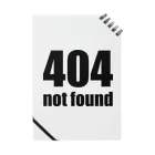 風天工房の404 not found（黒） ノート