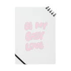 onikawa_babyの鬼可愛英文字のBe My Baby Notebook