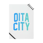 JIMOTOE Wear Local Japanの大分市 OITA CITY Notebook