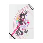 mituhiraのOptical fiber girl Black Notebook