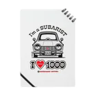 SHOP MASHIMAROISEのI LOVE SUBARU1000 ノート