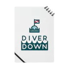 Diver Down公式ショップのDiver Downグッズ Notebook