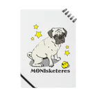 MONIsketeresの【MONIsketeres】ひよことパグ Notebook