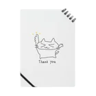 たんたむ＠TシャツのThank you ネコ Notebook