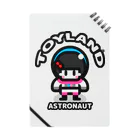 カワイイ オシャレ ポップ な TOYLANDのTOYLAND 宇宙飛行士ちゃん ノート