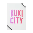 JIMOTOE Wear Local Japanの久喜市 KUKI CITY Notebook