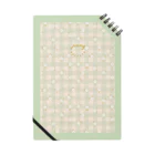 Jimmy BuffaloのJimmy Buffalo - Daisy Gingham ミント Notebook