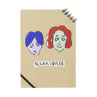 ELEKIBASS SHOPのエレキな二人ノート Notebook