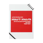 UP STARS のHero's Haruta公式ロゴ Notebook