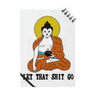 ITSUMItalkstoreのLET THAT SHIT GO Notebook