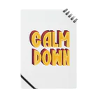 The ink and bottleのCalm down  Notebook