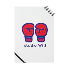 総合格闘技・フィットネス studio Willのstudio Will×INGRID　オリジナルノート Notebook