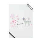 ClubHMのSpring Horse 桜帽子 Notebook