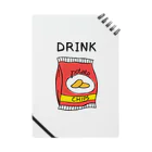 gemgemshopのポテチは飲み物 Notebook