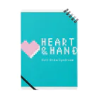 ハート&ハンドのHeart & Hand のややグリーンオリジナルアイテム Notebook