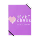 ハート&ハンドのHeart & Hand のパープルオリジナルアイテム Notebook