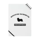 onehappinessのミニチュアダックスフンド  ONEHAPPINESS Notebook