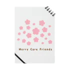 Merry Care ShopのMerry Care Friends　さくら Notebook