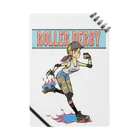 nidan-illustrationの"ROLLER DERBY" Notebook