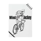 nidan-illustrationの"Wind Jockey" Notebook