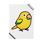 Cody the LovebirdのChubby Bird ニョオウインコ Notebook