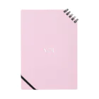 ビション好きなおうちあそびのY♡U pink ノート