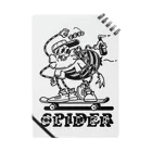 nidan-illustrationの"SPIDER SLIDER" Notebook
