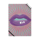 しぶき   やの紫の唇 Notebook