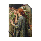 世界の絵画アートグッズのジョン・ウィリアム・ウォーターハウス 《薔薇の魂（私の甘いバラ）》 ノート