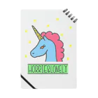 MY LONELY SPACEのSweet Dream Unicorn (Blue) Notebook