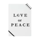 DRUNK SHREDDERのLOVE or PEACE Notebook