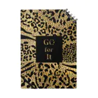 Animal_Collection_Clubのヒョウ柄で応援してます！ Va.3 Notebook