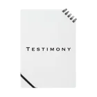 TESTIMONYのTESTIMONY ロゴ（color：Black ノート