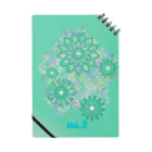 86ka factoryのNo.5　turquoise Notebook