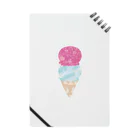 Happy circle online shopのHappy circle icecream Notebook